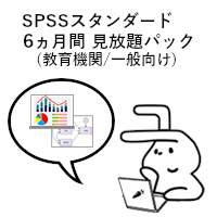 オンライントレーニング:SPSSスタンダード(一般・教育機関向け個人/6ヵ月見放題)